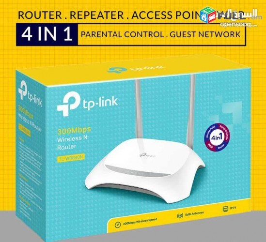 Smart Lab: WI-FI sarq tp-link 840n, Router 4 in 1, wifi սարք