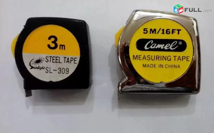 Ruletka, Рулетка 3м и 5м, Metal Measuring Tape 3Metr and 5Metr