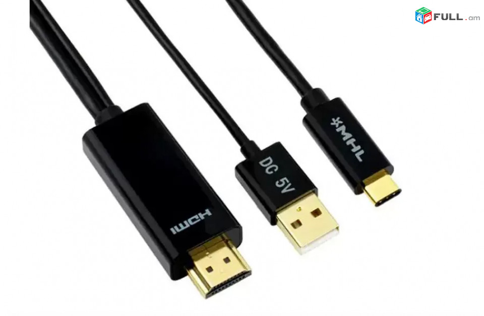 MHL USB 3.1 Type C to HDMI Cable Adapter for Phone to 1080P TV