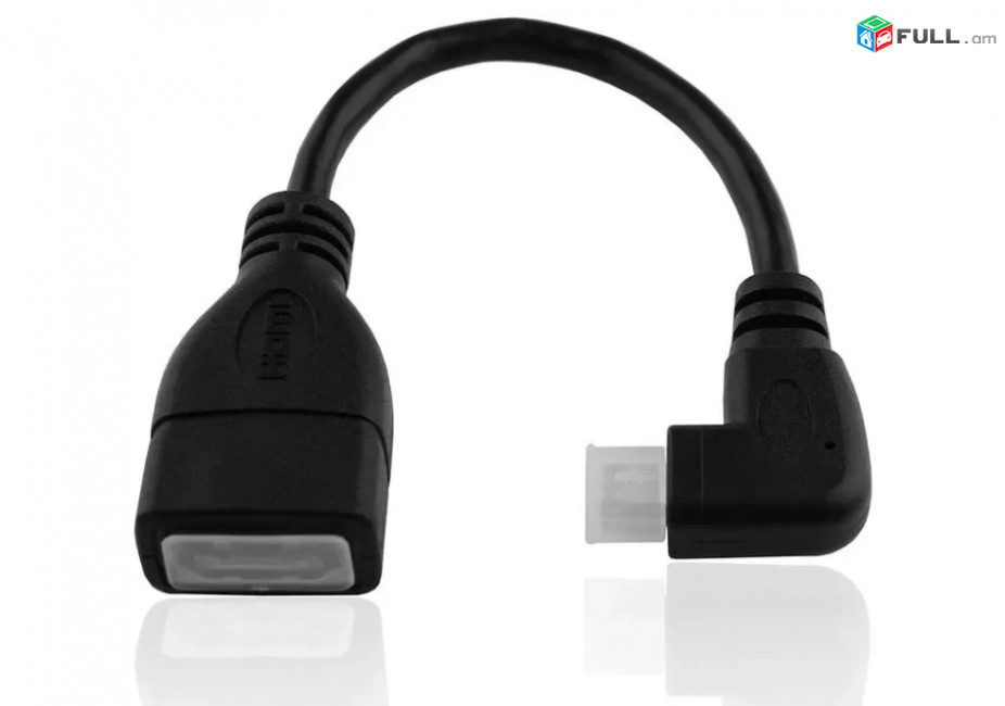Micro HDMI Cable Male to Female Robotsky Ֆիրմայի 90 Degree 15CM