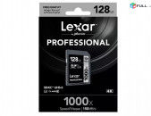 Lexar 128GB SD SDXC Card, U3 II 1000X for 4K Video - Original Professional