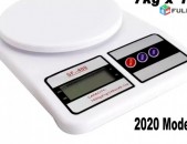 Tupov, 7Kg x 1g Ksherq Electronic Kitchen Scale - 14x14 cm - 2020 Model