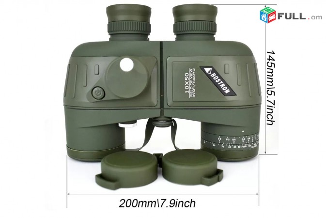 Бинокль, heraditak, Binocular, Bostron 10x50 With Compass and Autofocus - Akcia