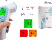 Thermometer Jermachap ջերմաչափ Body Non-Contact Forehead color LCD