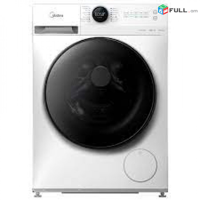 Ավտոմատ լվացքի մեքենա MIDEA MF200W80WB/W- Սպիտակ 8 կգ Չորացումով