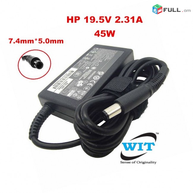 Hi Electronics  Notebooki zayradchnik, charger adapter Hp 19.5V 2.31A 