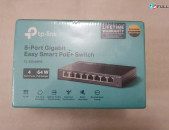 TP Link TL-SG108PE 8-port Gigabit PoE + Swith w/ 4-port PoE 1000/100/10Mb/s 4port Poe 64W Ver: 5.6 Vietnam