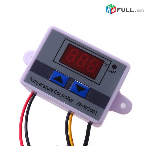 Temperature Controller XH W3001 220V 24V 12V For Incubator Cooling Heating Switch Thermostat