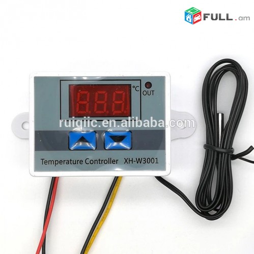 Temperature Controller XH W3001 220V 24V 12V For Incubator Cooling Heating Switch Thermostat