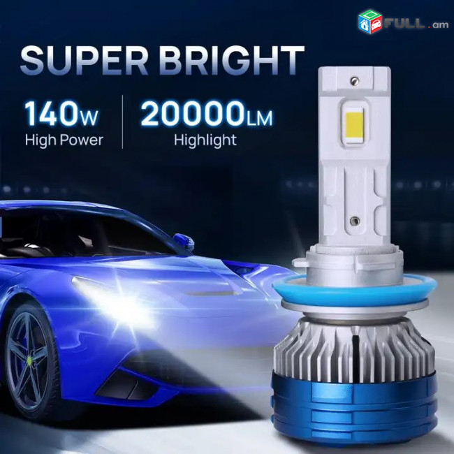 LED H11 լամպեր գերհզոր բարձր որակի 140w H11