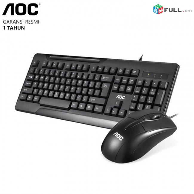 Aoc KM110 USB Keyboard And Mouse Combo Bundle