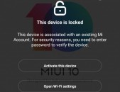 Mi Account Unlock / Mi Account Հերացնում