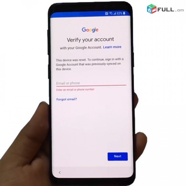 Google Account / FRP կոդերի բացում 