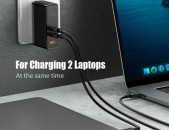 Baseus 120W GaN SiC USB C Charger Quick Charge 4.0 3.0 QC Type C PD Fast USB Charger For Macbook Pro iPad iPhone Samsung Xiaomi