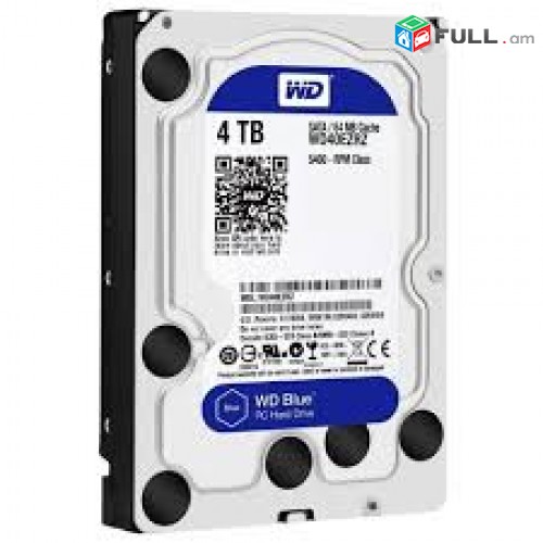 4tb HDD WD BLUE 3.5"  Նոր, երաշխիքով