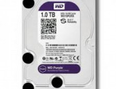 Հուսալի, 24/7 աշխատելու համար 1 ТБ WD WD10PURZ Western Digital Purple Surveillance1TB HDD Նոր, երաշխիքով