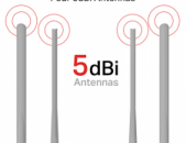 Հզոր Wireless Router Mercusys MW325R POINT, REPEATER 4 antenna Նոր, երաշխիքով