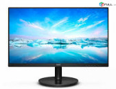 22" Monitor Philips 21.5" 221V8, VA, VGA, HDMI, Frameless նոր, երաշխիքով