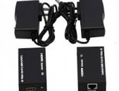 HDMI TO LAN adapter * 2 HDMI to RJ45 connector Extender Network Converter UP TO 60metr ACRIVE Նոր