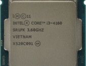 1150 socket Processor Core i3-4160 Նոր, երաշխիքով