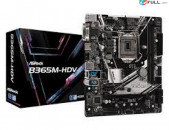 Motherboard 1151 Socket Материнская плата Asrock B365M-HDV for 8-th 9t Generation processor Նոր, երաշխիքով