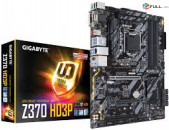 Z370 Motherboard 1151Socket Материнская плата Gigabyte Z370HD3 for 8-th 9t Generation processor Նոր, երաշխիքով