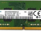 SODIMM RAM 2gb Ddr4 2400Mhz SAMSUNG notebook Memory նոր, երաշխիքով