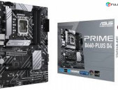 Motherboard 1700 Socket Материнская плата Asus PRIME B660-Plus D4 VGA/HDMI/DP 4 * DDR4 3x M.2 Նոր, երաշխիք