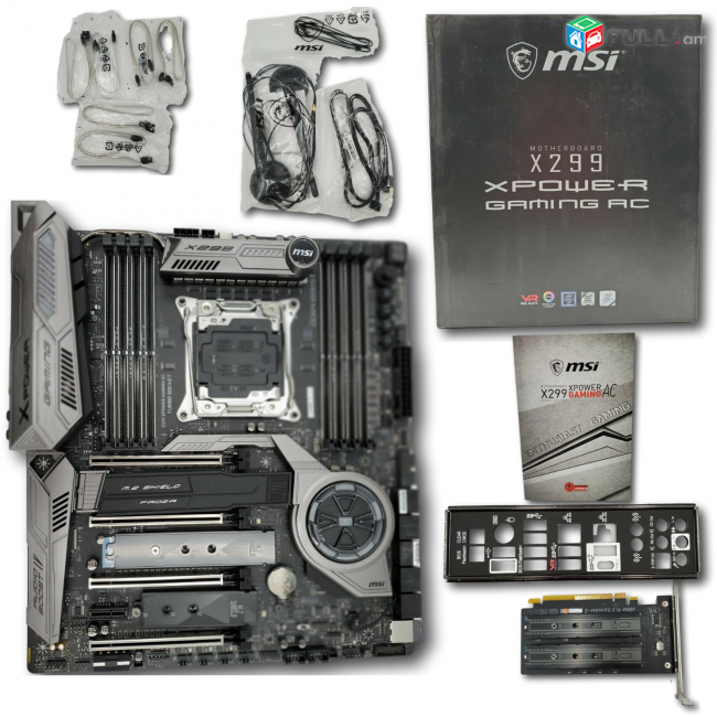 MSI X299 XPOWER GAMING AC EATX LGA2066 Motherboard DDR4 M.2 (օգտագործած)