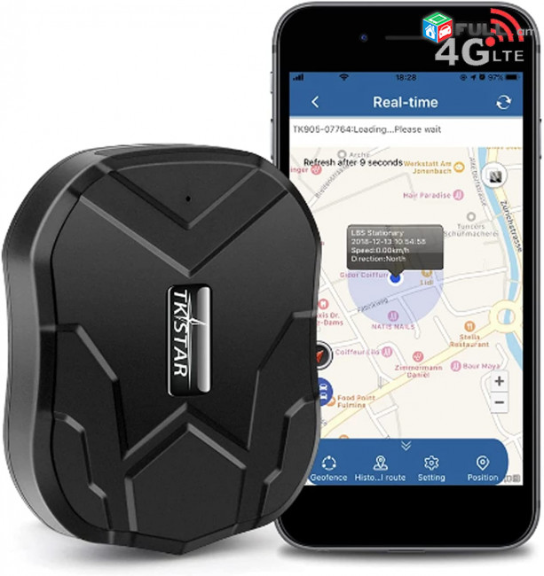 Tkstar TK905 - օնլայն GPS tracker ժուչոկ- 5.000Mah