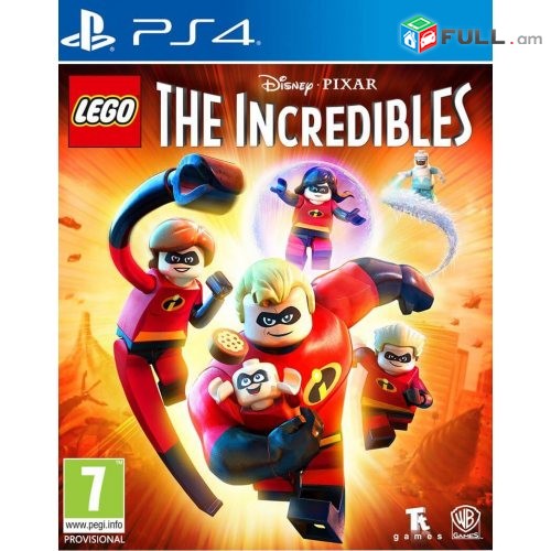 Lego Суперсемейка, Lego Incredibles (RUS)  playstation 4