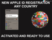 New Apple ID Registration, Նոր Apple Հաշվի Գրանցում, Ակտիվացում