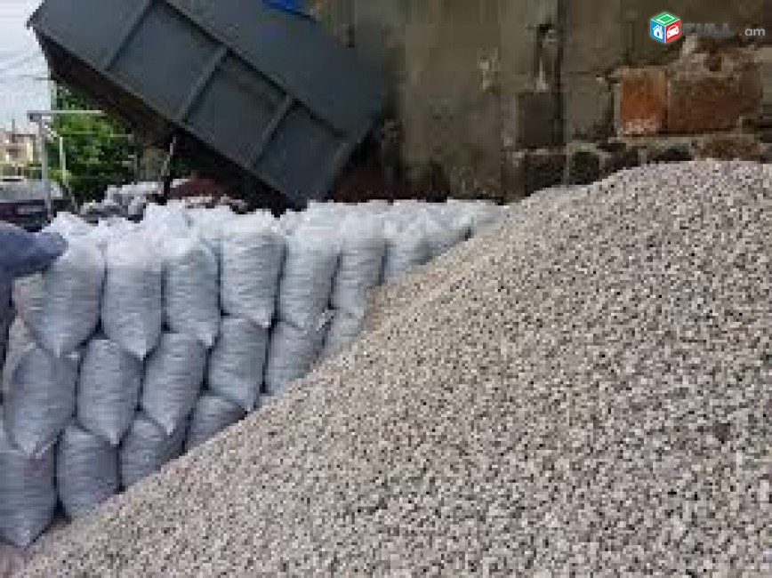 Avaz, ավազ Ջրաբերի, կարմիր, նաև ԱԱՀ-ով դակումենտով շինանյութ