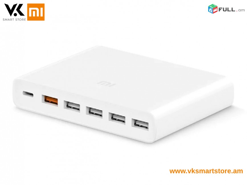 Xiaomi 6 Ports Fast Charging Station Xiaomi 6 Ports Fast Charging Station Արագ լիցքավորման կայան 6 ելքով Быстрая зарядная станция