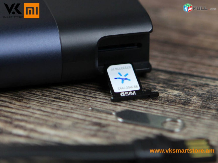 Xiaomi Power Bank 10 mAh + 4G Router Внешний аккумулятор с 4G-модемом Արտաքին մարտկոց 4G մոդեմով