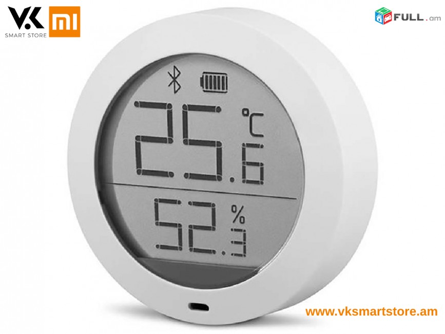 Xiaomi Mijia Bluetooth Hygrothermograph Датчик температуры и влажности Ջերմաստիճանի և խոնավության ցուցիչ