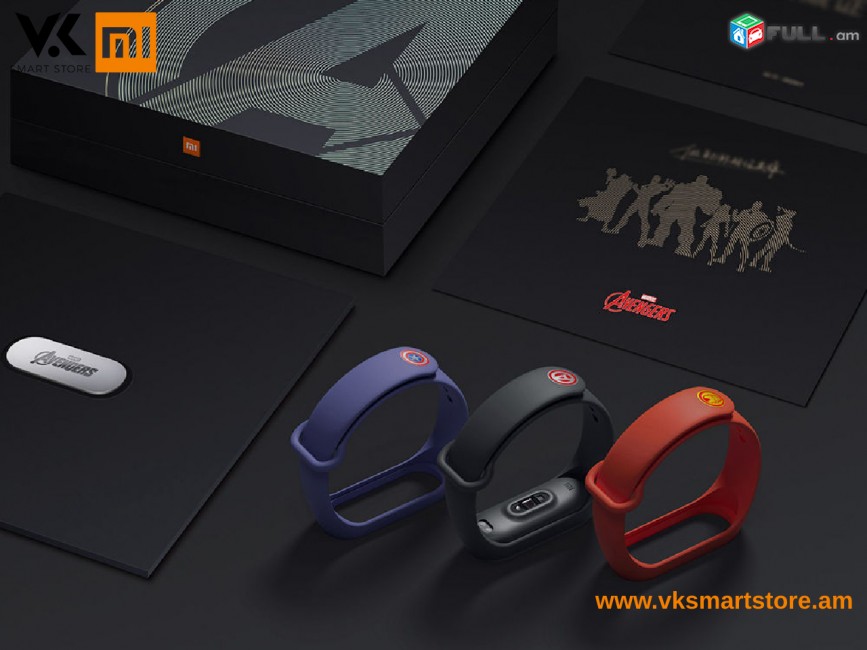 Xiaomi Mi Band 4 Avengers Edition Умный браслет  խելացի Ֆիթնես թևնոց