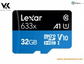 Lexar Micro SD 32 GB Карта памяти Հիշողության քարտ