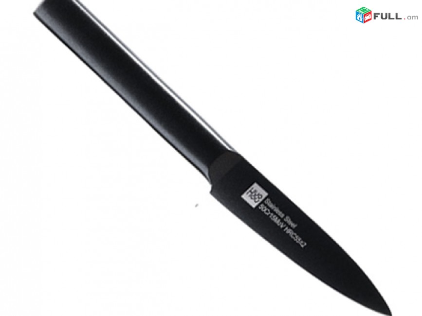 Xiaomi Huo Hou Heat Cool Black Non-stick Knife Set Набор ножей Դանակների հավաքածու