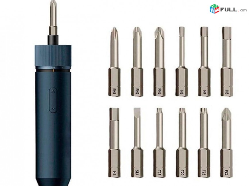 Xiaomi HOTO Straight Handle Electric Screwdriver Аккумуляторная отвертка Անլար պտուտակահան