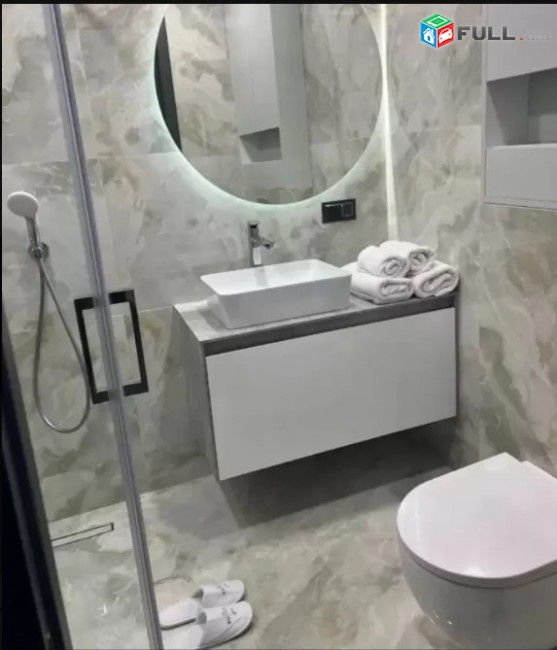 LA06900 Վարձով 3 սենյականոց բնակարան Սայաթ Նովա , նորակառույց շենք