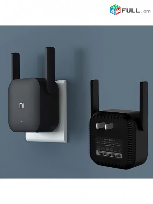 Xiaomi / Wi-Fi ազդանշանի ուժեղացուցիչ (կրկնող) Xiaomi Mi Wi-Fi Amplifier Pro R03 (սև) Усилитель Wi-Fi сигнала