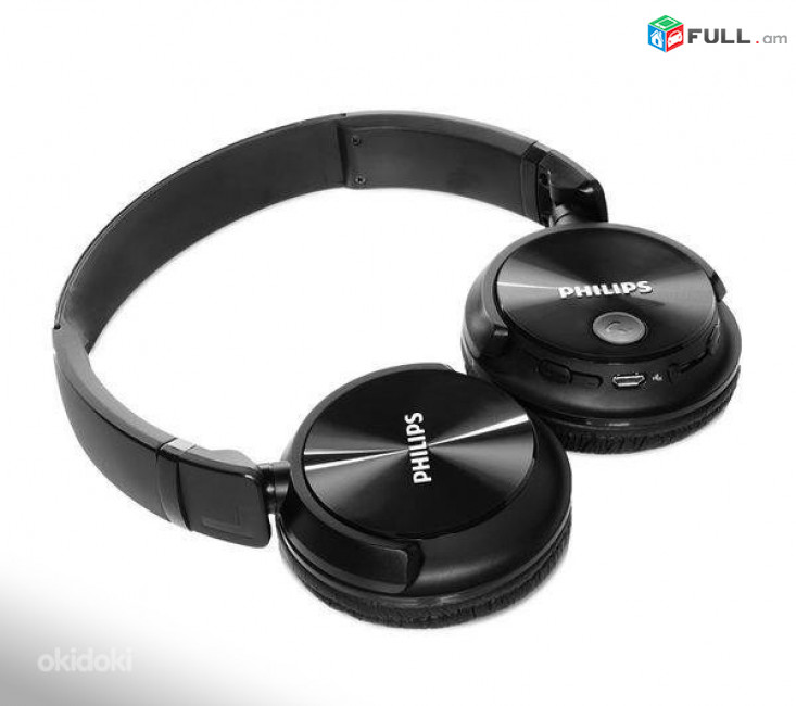 Philips Bluetooth Անլար Ականջակալ Ստերեո SHB3060BK Mic Black Wireless