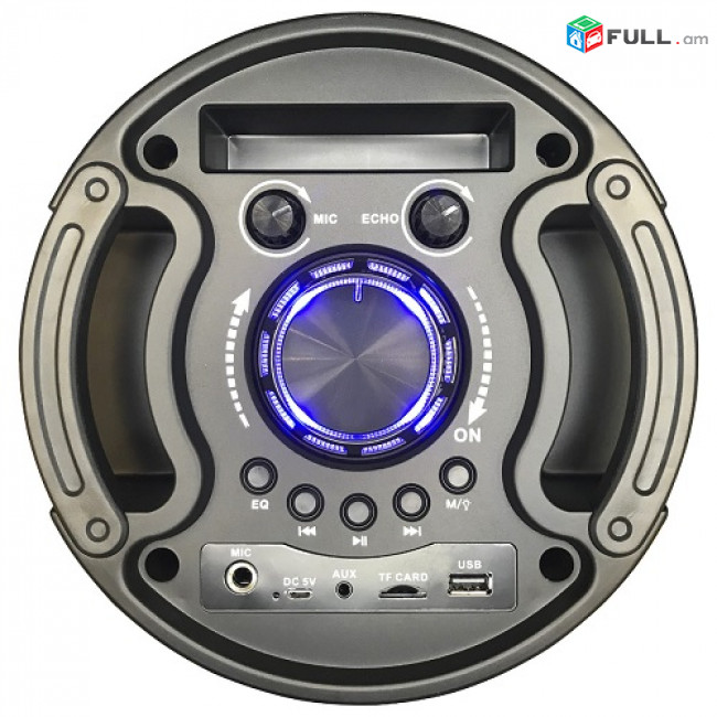 BT SPEAKER ZQS-6203 Bluetooth, միկրոֆոնով, FM, MP3 և լույս