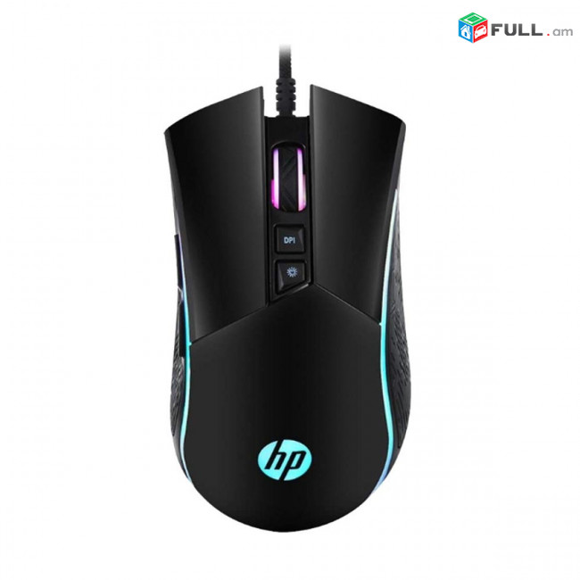 HP M220 խաղային մկնիկ լարային RGB լույսով 4800 DPI 7 Ստեղն