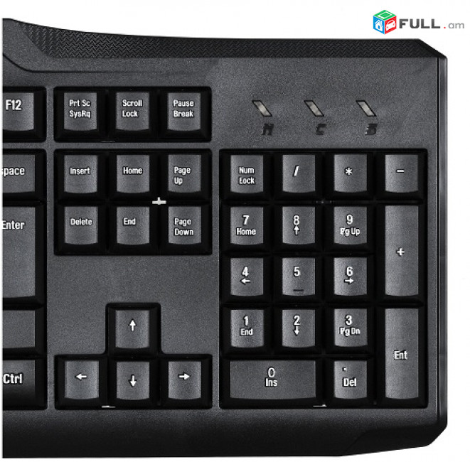 OKLICK 170M ստեղնաշար սև USB, լարային