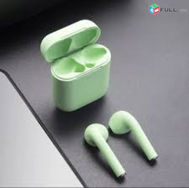 InPods i12 Անլար Ականջակալներ միկրոֆոնով, TWS կանաչ