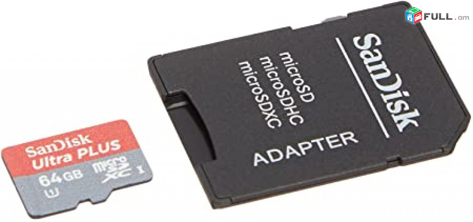 SanDick 64GB Հիշողության քարտ with adapter