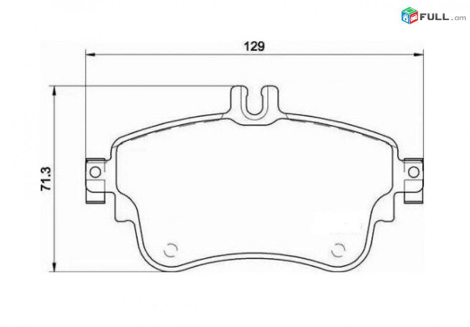  MERCEDES    դիմացի արգելակման կոճղակ, Колодки тормозные	