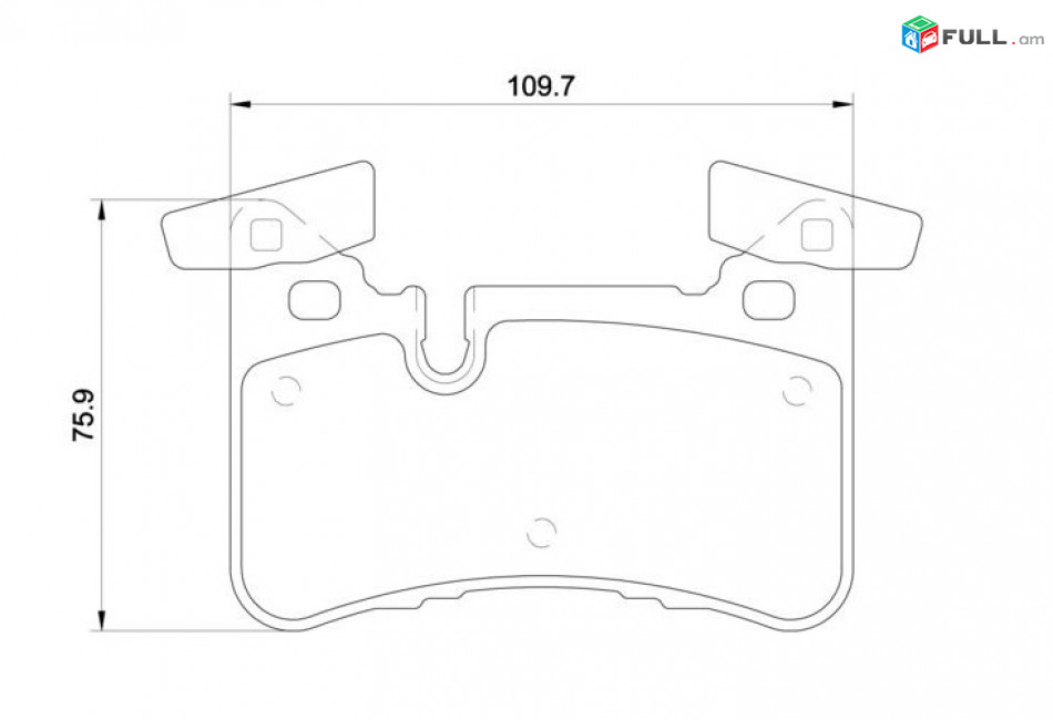 MERCEDES AMG W212 արգելակման կոճղակ հետևի, Колодки тормозные задние. 0712
